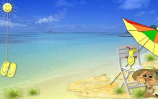 Beach háttér